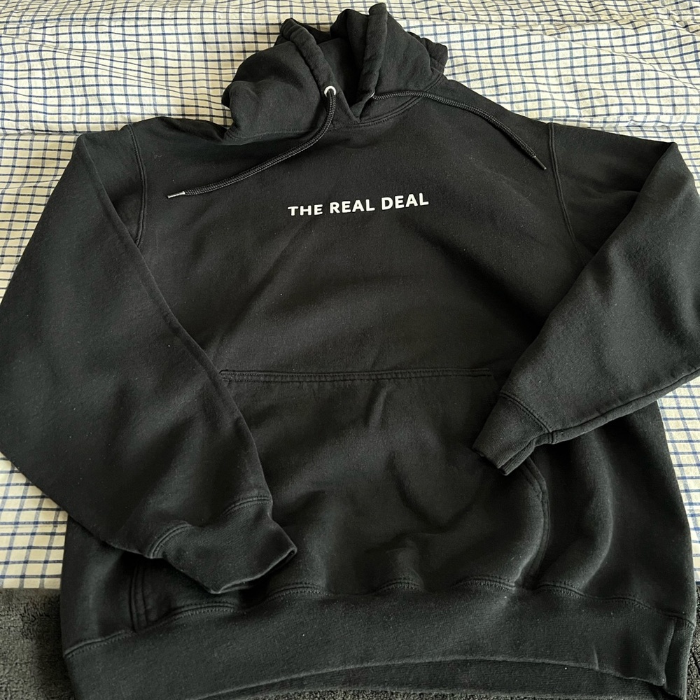 The real deal black hoodie